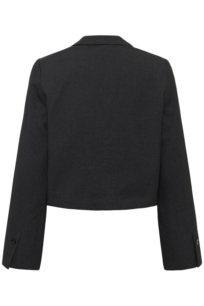 Kaffe Gabby Blazer - Dark Grey Melange