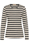 Culture Cat Alexandra LS Oneck - Black/Whitecap