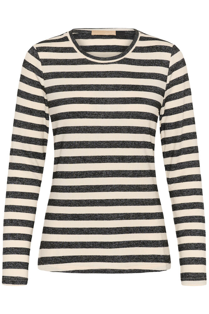 Culture Cat Alexandra LS Oneck - Black/Whitecap