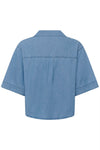 Kaffe Jade Denim Shirt - Medium Blue Chambray