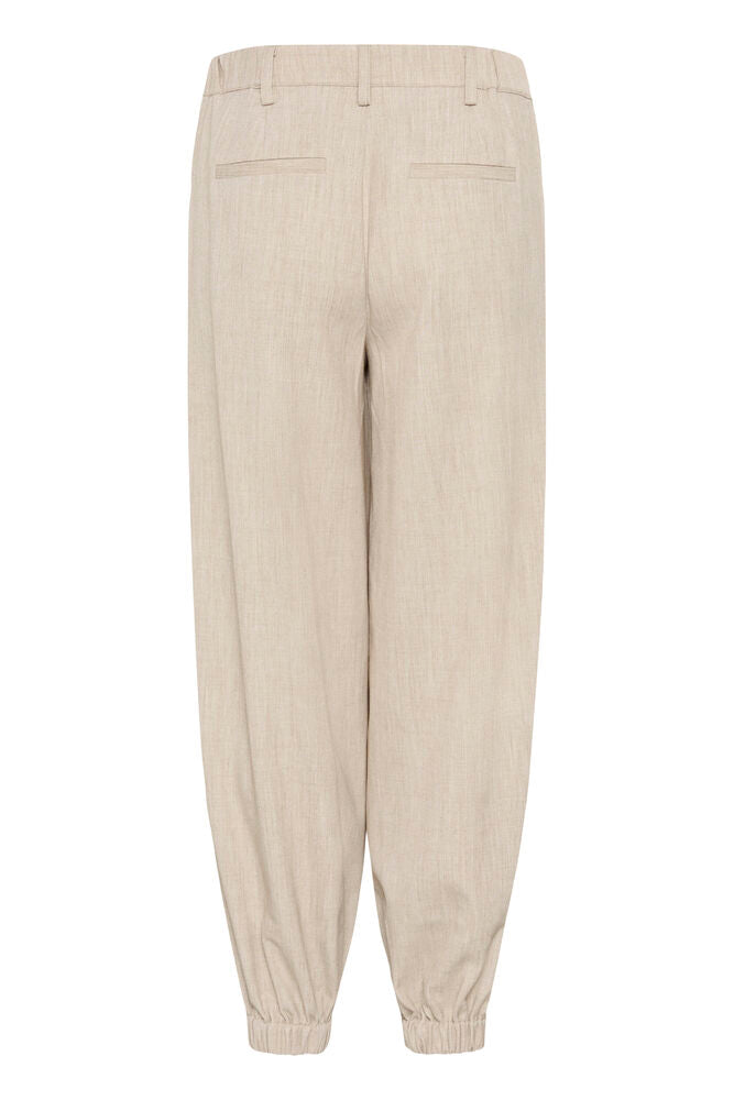 Kaffe Omila Harem Pants - Feather Grey Melange