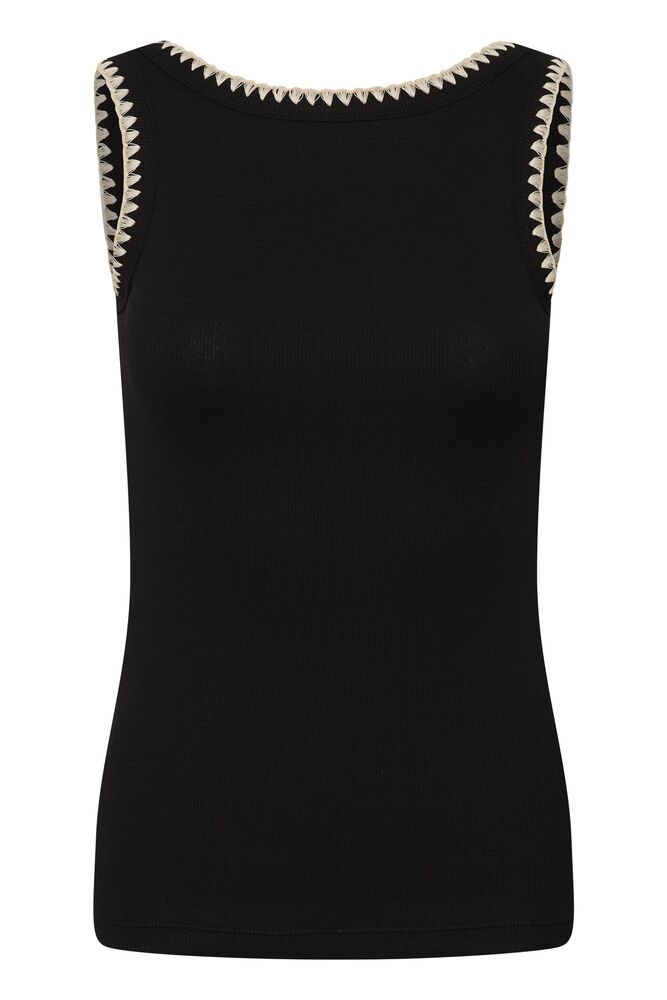 Kaffe Carna Top - Black Deep