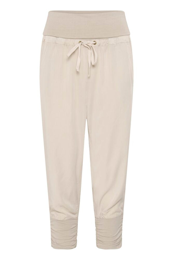 Cream Linee Pant - Perfectly Pale