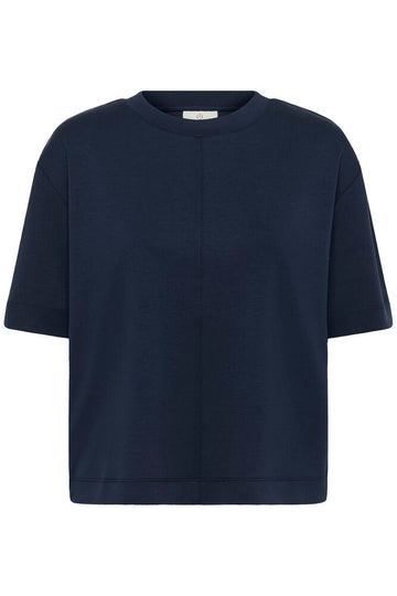 Kaffe Annie T-shirt - Midnight Marine