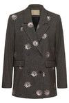 Culture Stormy Blazer - Grey Melange