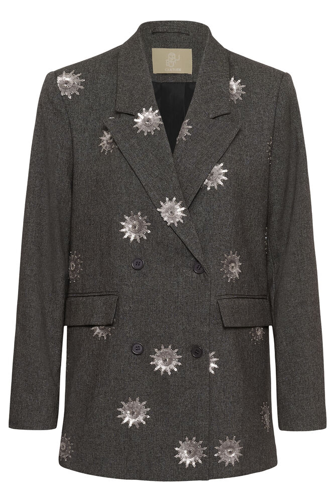Culture Stormy Blazer - Grey Melange