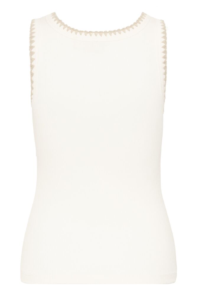 Kaffe Carna Top - Chalk