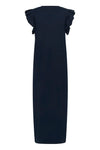 Kaffe Celina Flounce Dress - Midnight Marine