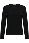 Culture Nia Juliet LS T-shirt - Black
