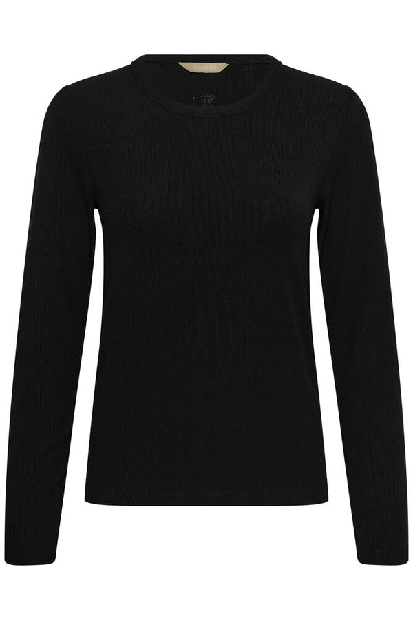 Culture Nia Juliet LS T-shirt - Black