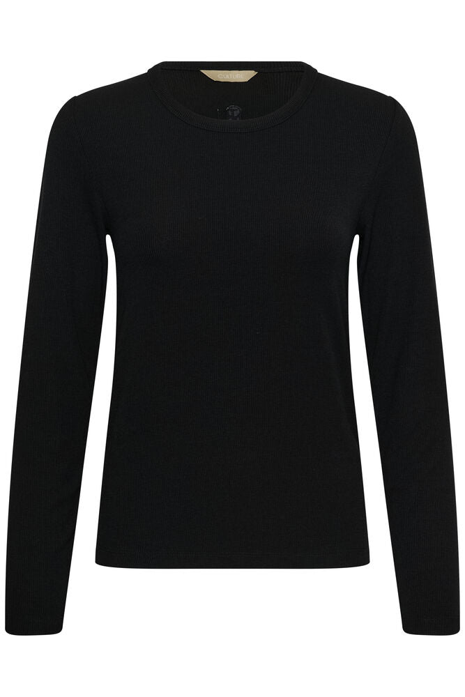 Culture Nia Juliet LS T-shirt - Black