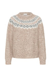 Kaffe Berta Pullover - Beige Melange