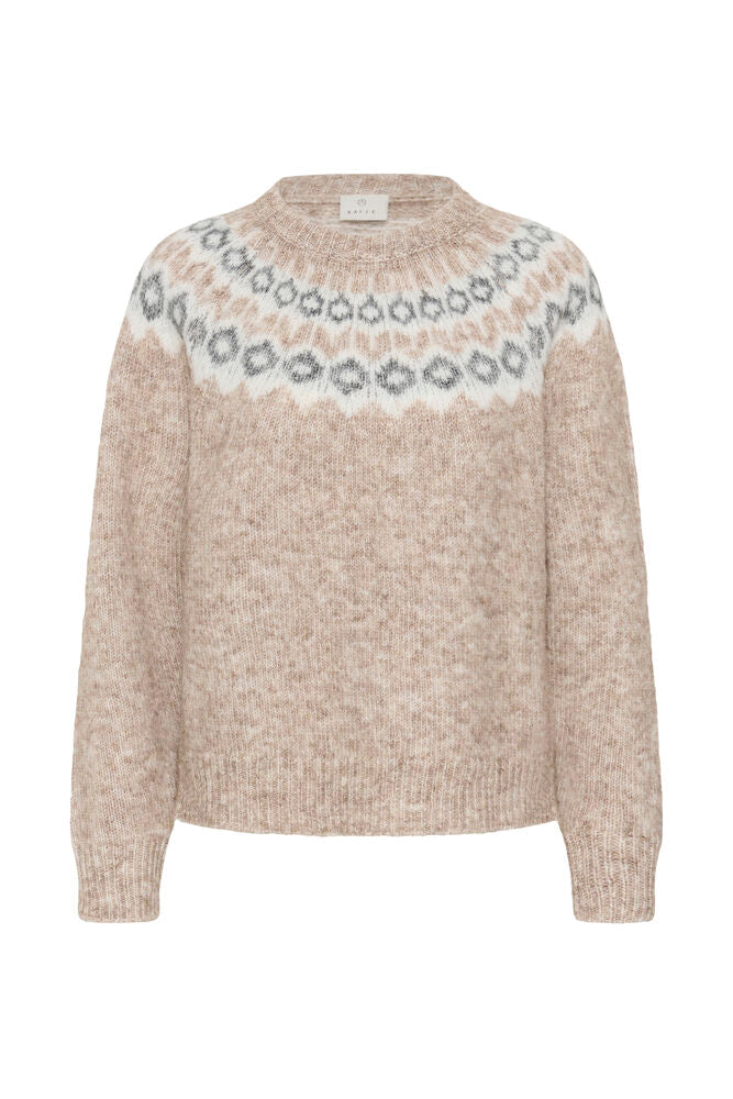 Kaffe Berta Pullover - Beige Melange