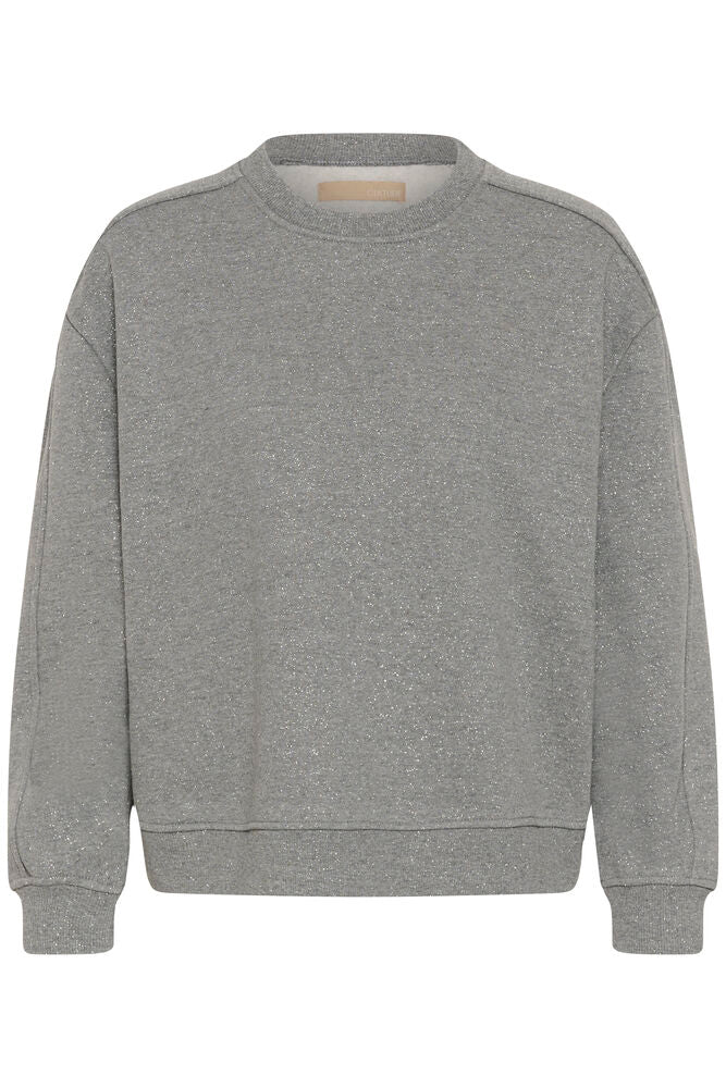 Culture Lotta Sweatshirt - Grey Melange/Silver