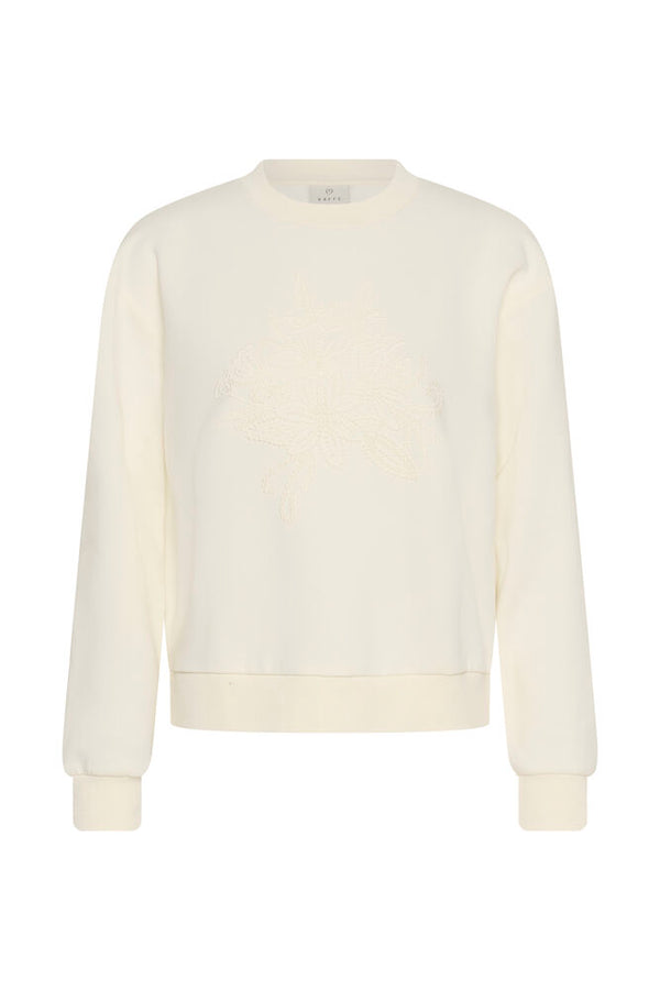 Kaffe Deliva Sweatshirt - Whisper White
