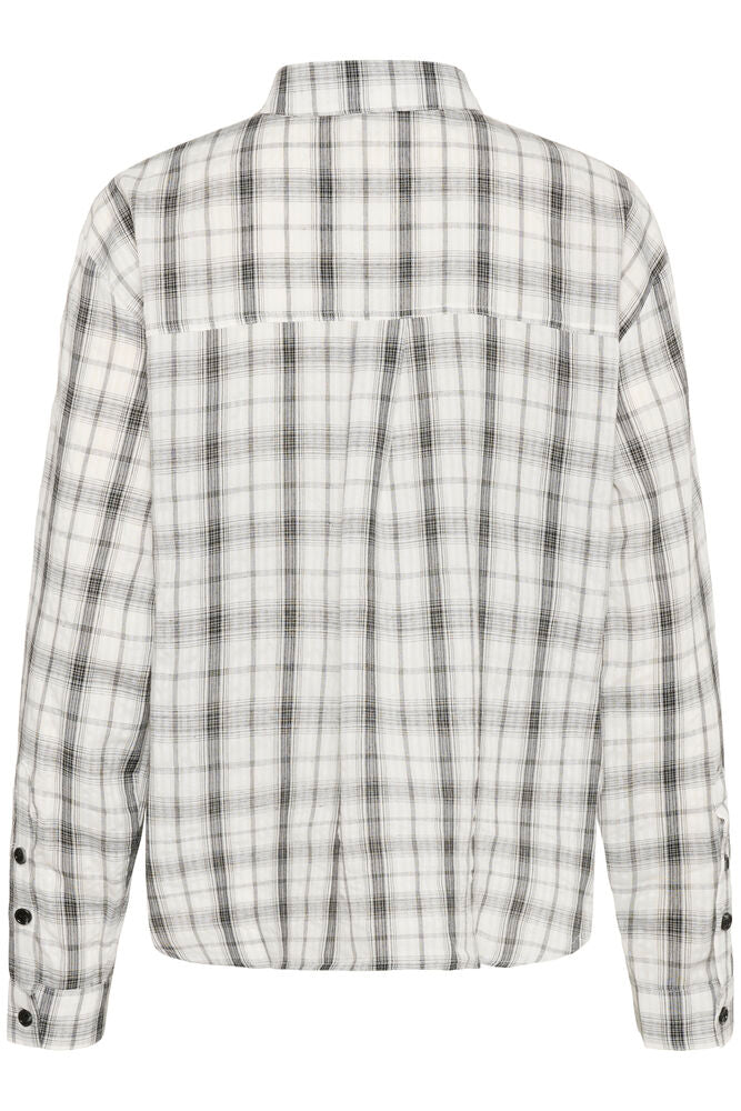 Kaffe Paula Shirt - Chalk W. Black