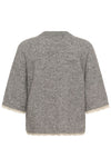 Cream Kibana Knit Pullover - Grey Melange