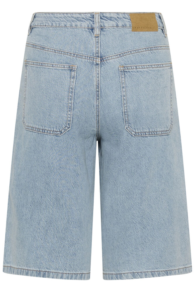 Kaffe Jordi HW Wide Shorts - Light Blue Denim