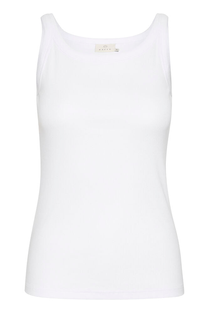 Kaffe Carna Tank Top - Optical White
