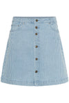 Culture Milky Short Skirt - Blue/White