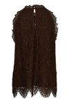 Culture Arto Okram Halter Top - Coffee Bean