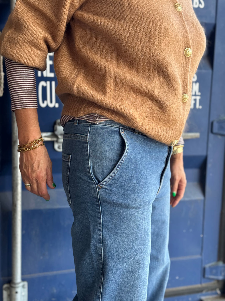 Isay Portofino Wide Jeans - Classic Wash