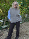 Kaffe Martine Knit Vest - Desert Taupe Melange