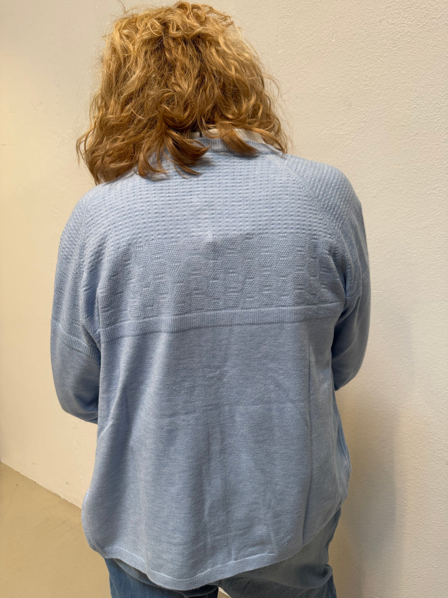 Cream Dela Cardigan - Cashmere Blue Melange