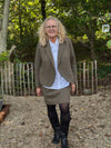 Isay Oda Blazer - Brown Herringbone