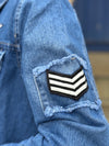 Costa Mani Foxy Denim Long Jacket