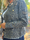 Costa Mani Foxy Leopard Jacket - Grey Leo