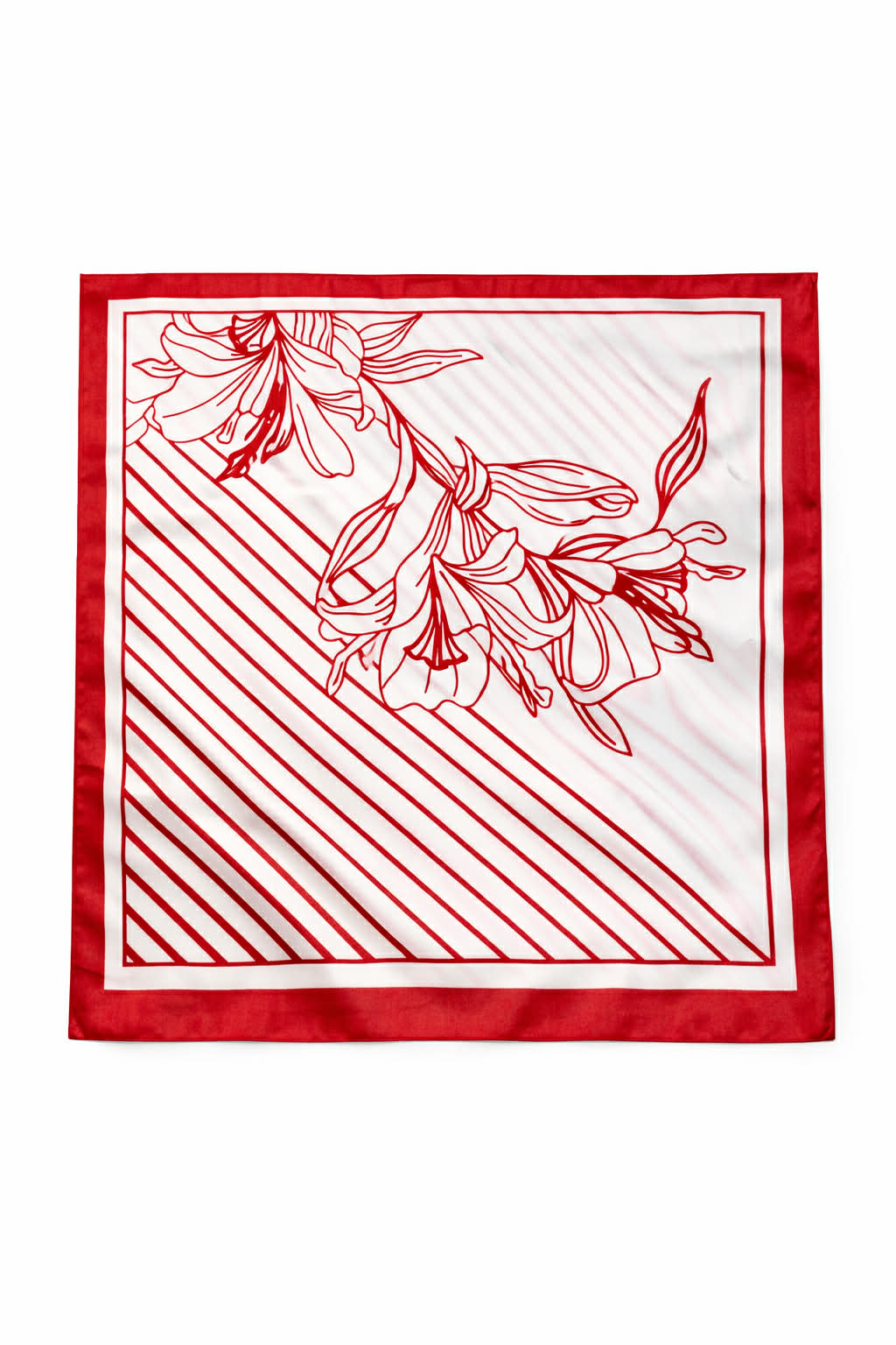 Moster D Tørklæde - Rød