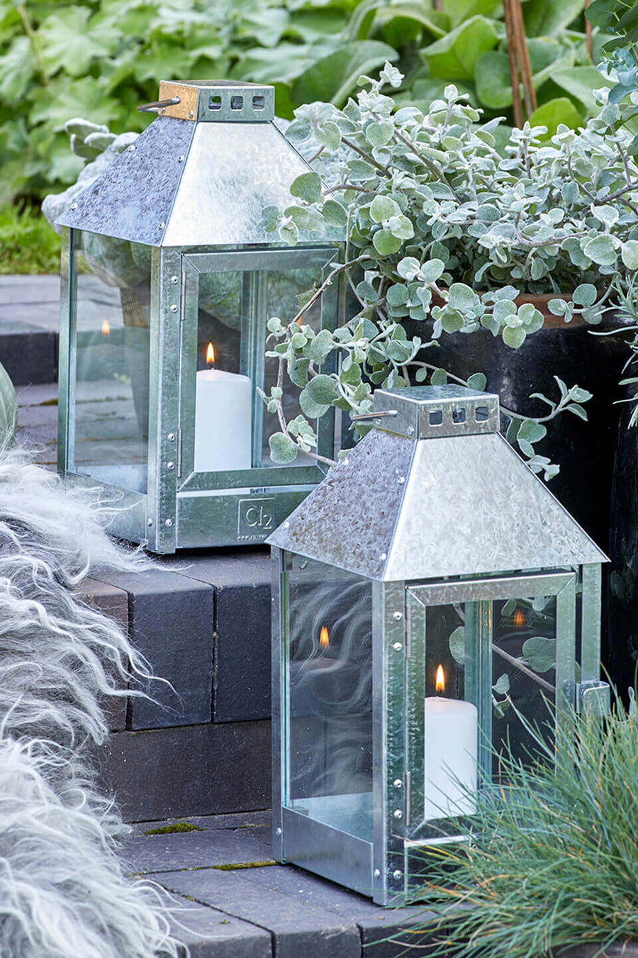 A2 Living - Mini Lantern, Galvaniseret | A2 Living | Køb online hos Moster D – Hurtig levering