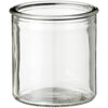 Ib Laursen Hannah Potte Klart Cylinderformet Glas - H: 8 cm, Ø: 7,5 cm