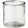 Ib Laursen Hannah Potte Klart Cylinderformet Glas - H: 10 cm, Ø: 10 cm