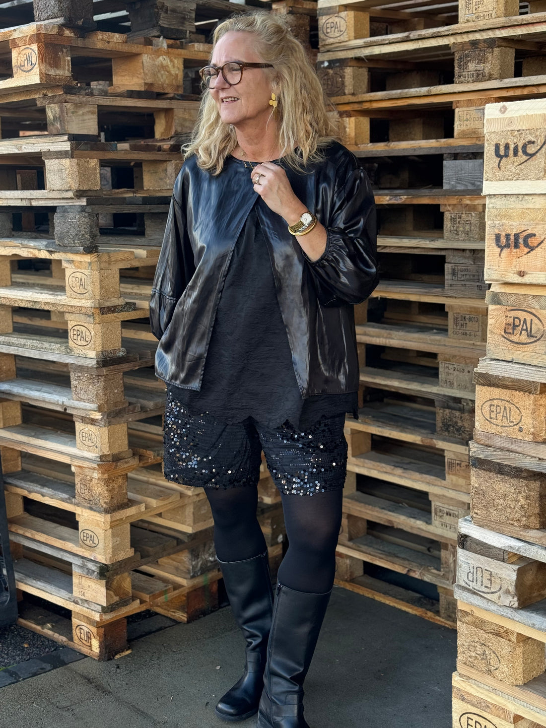 Nü Denmark Birdy Blouse - Black