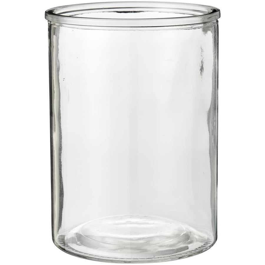 Ib Laursen Hannah Vase Klart Cylinderformet Glas - H: 20 cm, Ø: 14,5 cm