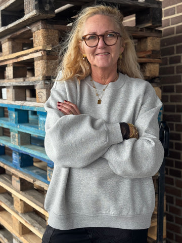 Nümph Bissa Oversize Sweat - Light Grey