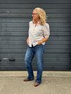 Isay Bologna Wide Jeans - Dark Denim