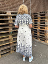 Costa Mani Wishi Dress - Sea Blue Flower