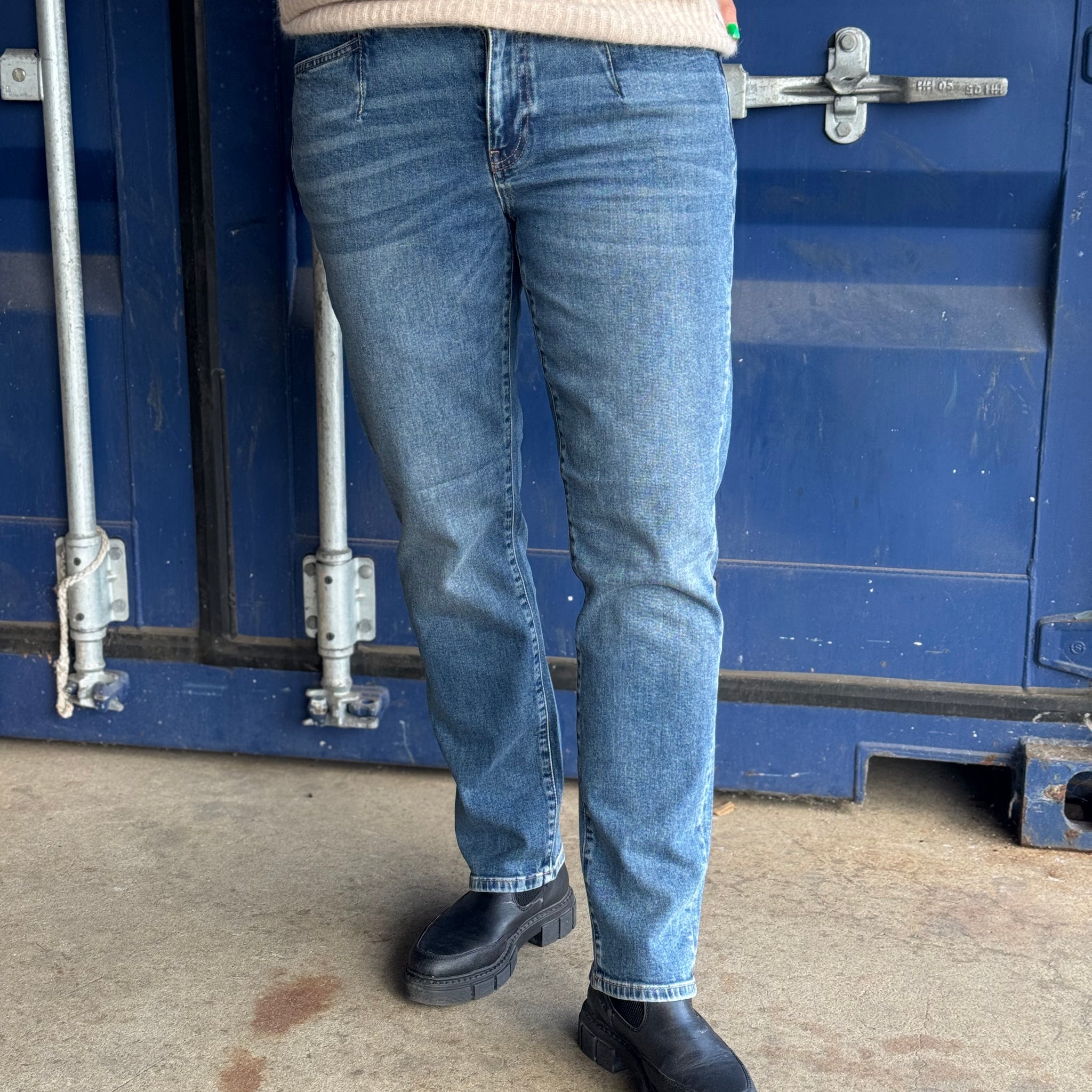 Isay Torino Stretch Jeans - Blue Wash