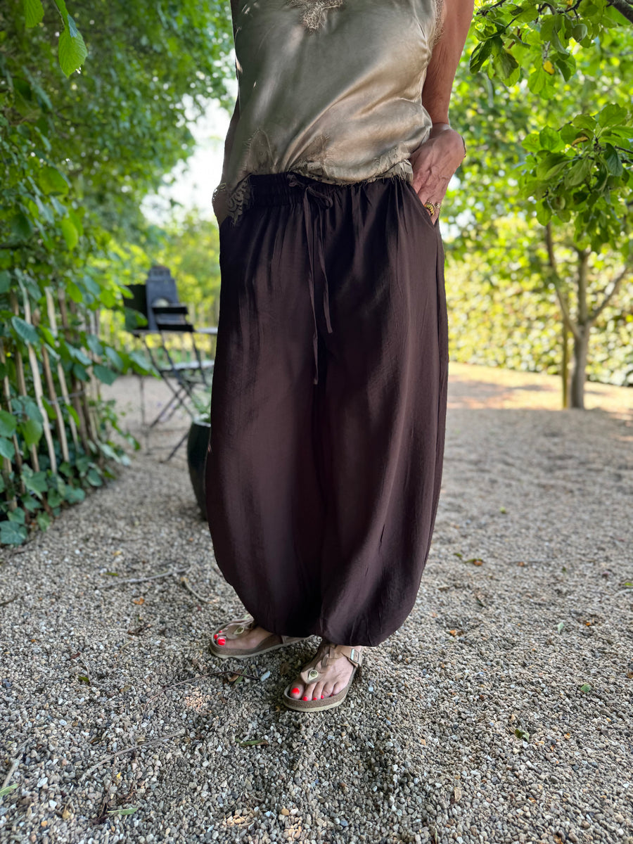 Kaffe Alberta Pants - Coffee Bean