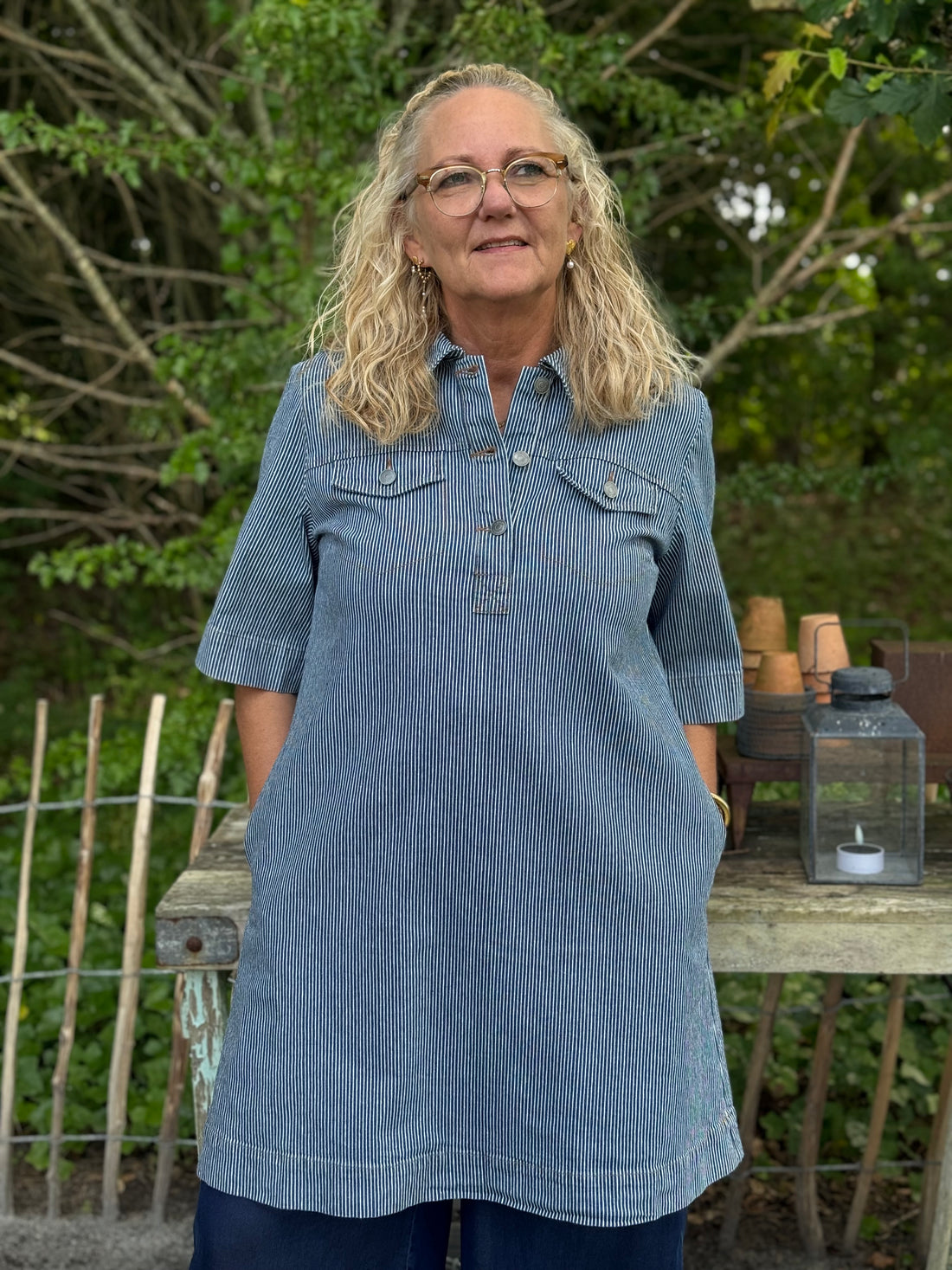 Nümph Erina Dress - Medium Blue Denim