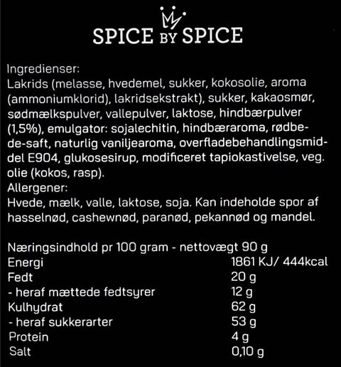 Spice by Spice - Hindbær - Lakrids kugler | Spice by spice | Køb online hos Moster D – Hurtig levering