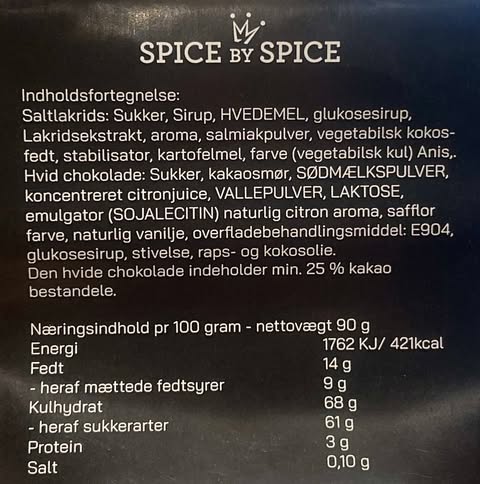 Spice by Spice - Citron Lakrids | Spice by spice | Køb online hos Moster D – Hurtig levering