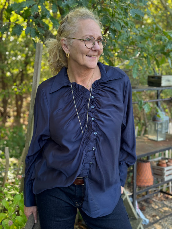 Nü Denmark Ellen Shirt - Navy