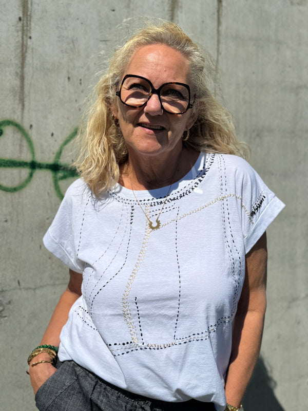 Nü Denmark Dacia Tee - Navy Mix