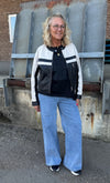 Kaffe Raya Leather Jacket - Black Deep