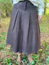 Cream Renal Denim Skirt - Java