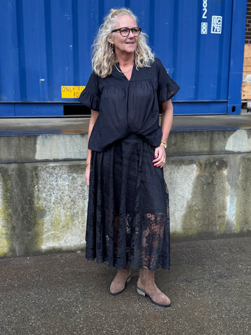Kaffe Vilja Lace Skirt